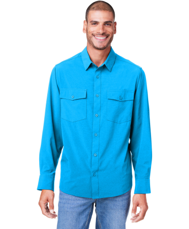 Core 365 CE510L Men's Ultra UVP® Marina Shirt in Electric blue