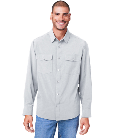Core 365 CE510L Men's Ultra UVP® Marina Shirt in Platinum