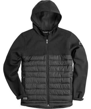 DRI DUCK 9415 Women's Vista Soft Shell Puffer Jack in Black