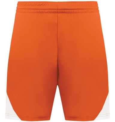 Augusta Sportswear 1736 Men's Step-Back Basketball in Orange/ white