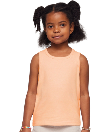 Rabbit Skins 3323 Toddler Fine Jersey Tank in Sunset