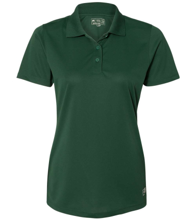 Russell Athletic 7EPTUX Women's Essential Polo in Dark green