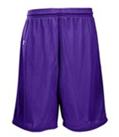 Russell Athletic 659AFB Youth Tricot Mesh Shorts in Purple