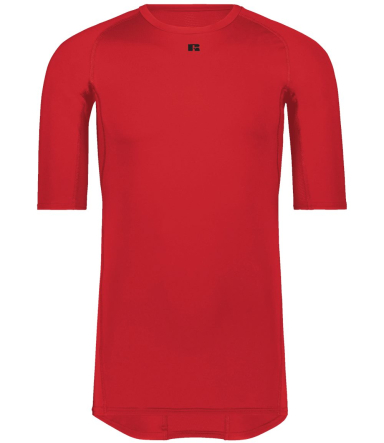 Russell Athletic R21CPM Unisex CoolCore® Half Sle in True red