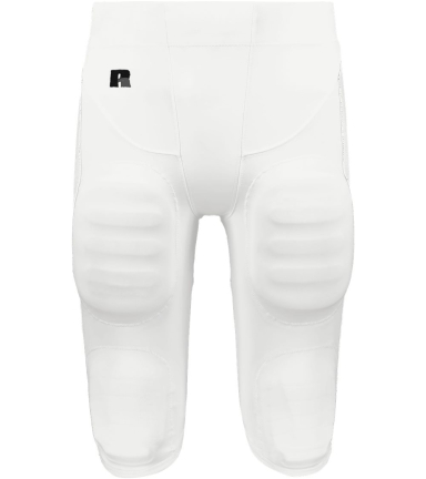 Russell Athletic R26XPW Youth Beltless Football Pa in White