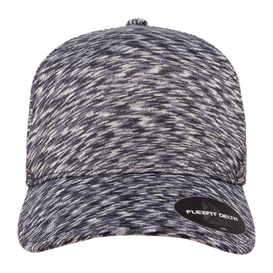 Yupoong-Flex Fit 280 Delta® Seamless Unipanel Cap in Melange navy