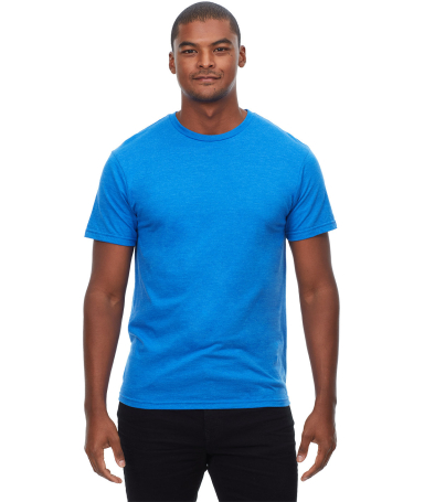 Threadfast Apparel T1001 Unisex Epic CVC T-Shirt in Heather royal