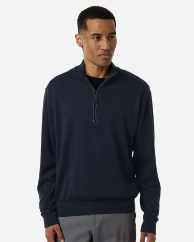 Devon and Jones DG446 Men's New Classic Quarter-Zi in Navy
