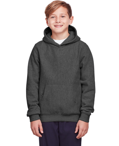 Team 365 TT96Y Youth Zone HydroSport™ Heavyweigh in Dark grey heather