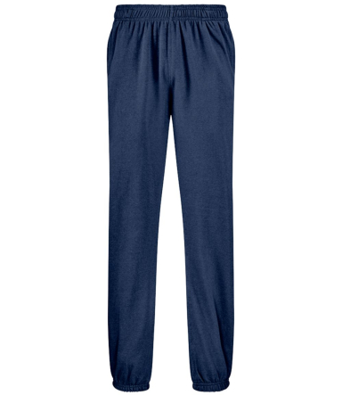 J America 8724 Unisex BTB Fleece Sweatpants in True navy
