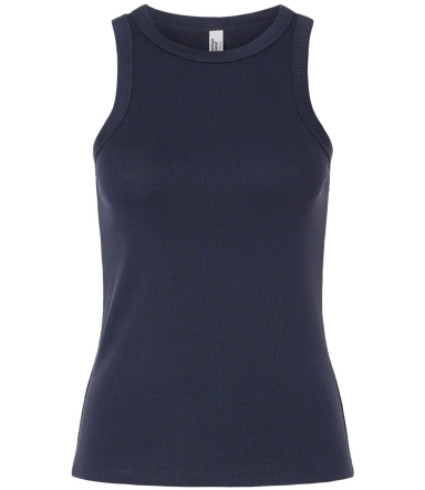 American Apparel BR2101 Women's Baby Rib Tank in Navy