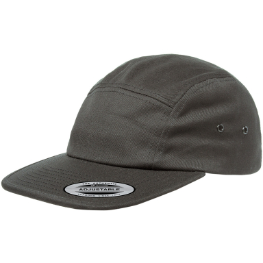 Yupoong-Flex Fit 7005 Classic Jockey Flat Bill Cap in Dark grey