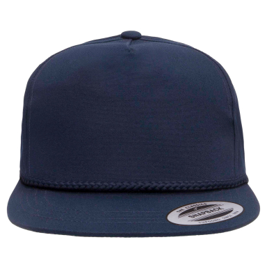 Yupoong-Flex Fit 6002YP Classic Poplin Golf Cap in Navy