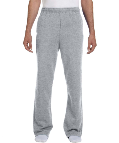 Jerzees 974MP Unisex NuBlend® Open-Bottom Sweatpa in Oxford