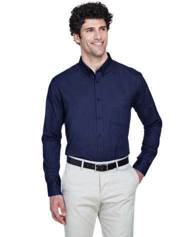 Core 365 88193 Men's Operate Twill Dress Shirt in Classic navy