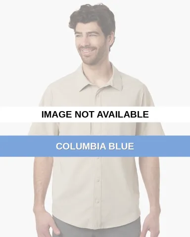 Core 365 CE520 Men's UltraUVP Shoreline Short Slee Columbia Blue