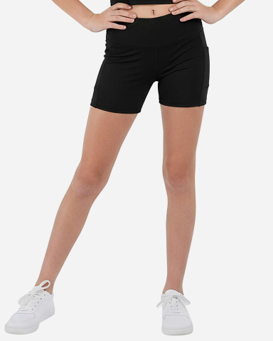 Boxercraft BY6104 Youth Zen Sport Shorts in Black