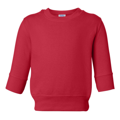 Rabbit Skins 3417 Infant Crewneck Sweatshirt in Red