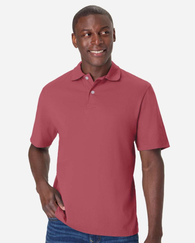 Comfortwash by Hanes GDH116 Men's Garment-Dyed Jer in Crimson fall
