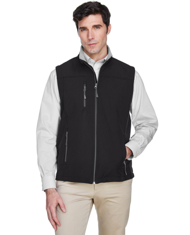 Devon and Jones D996 Unisex Soft Shell Vest in Black
