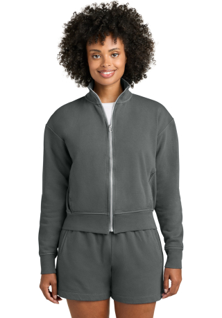 Comfort Colors 1570L Women's Garment-Dyed Full-Zip in Pepper