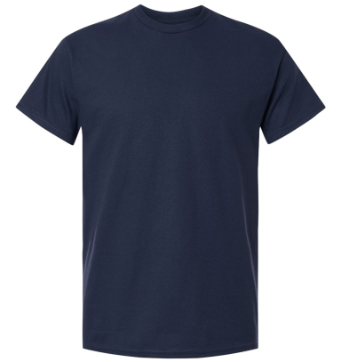 Gildan 5000T Unisex Heavy Cotton™ Tall T-Shirt in Navy