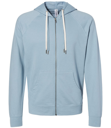 Independent Trading Company SS1000Z Unisex Icon Li in Misty blue