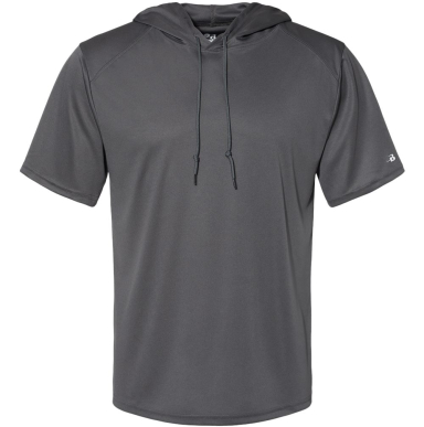 Badger Sportswear 4123 Men's B-Core Hooded T-Shirt in Graphite