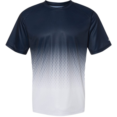 Badger Sportswear 4220 Men's Hex 2.0 T-Shirt in Navy