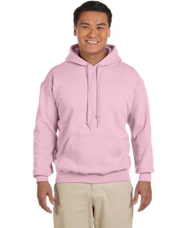 18500 Gildan Heavyweight Blend Hooded Sweatshirt in Light pink