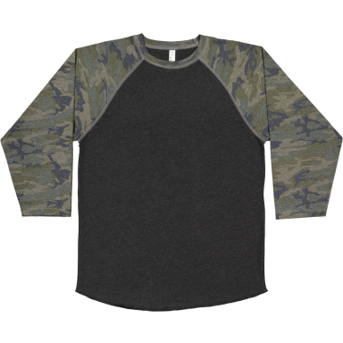 6130 LA T Youth Vintage Baseball T-Shirt in Vintage smoke/vintage camo