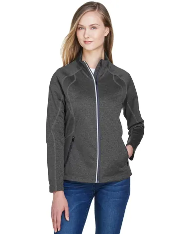 78174 North End Gravity Ladies' Performance Fleece CARBON HEATHER