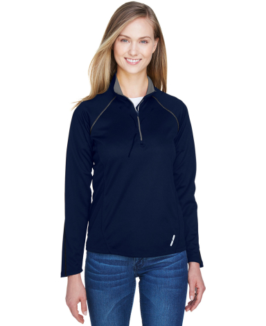 78187 North End Radar Ladies' Half-Zip Performance in Classic navy