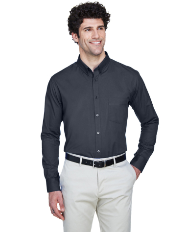 88193 Core 365 Operate Men's Long Sleeve Twill Sh in Carbon