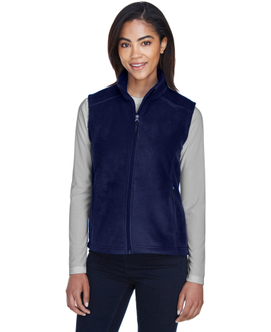 78191 Core 365 Journey Ladies' Fleece Vest in Classic navy