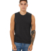 BELLA+CANVAS 3483 Mens Jersey Muscle Tank in Dark grey heather