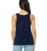 BELLA 6488 Womens Loose Tank Top in Navy