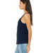 BELLA 6488 Womens Loose Tank Top in Navy