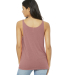 BELLA 8838 Womens Flowy Tank Top in Mauve