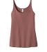 BELLA 8838 Womens Flowy Tank Top in Mauve