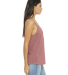 BELLA 8838 Womens Flowy Tank Top in Mauve