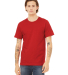 BELLA+CANVAS 3091 Unisex Heavyweight Cotton T-Shir in Red