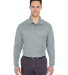 8210LS UltraClub® Adult Cool & Dry Long-Sleeve Me in Silver