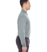 8210LS UltraClub® Adult Cool & Dry Long-Sleeve Me in Silver