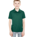 8210Y UltraClub® Youth Cool & Dry Mesh Piqué Pol in Forest green
