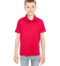 8210Y UltraClub® Youth Cool & Dry Mesh Piqué Pol in Red