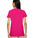 5V00L Gildan Heavy Cotton™ Ladies' V-Neck T-Shir in Heliconia