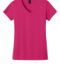 5V00L Gildan Heavy Cotton™ Ladies' V-Neck T-Shir in Heliconia