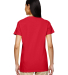 5V00L Gildan Heavy Cotton™ Ladies' V-Neck T-Shir in Red