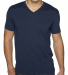 Next Level 6440 Premium Sueded V-Neck T-shirt in Midnight navy